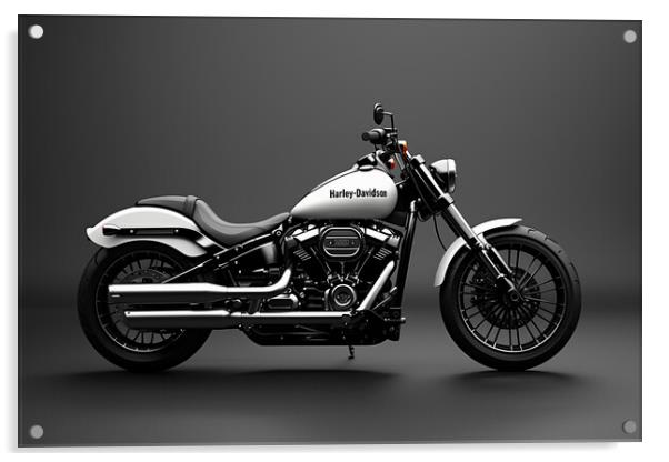Harley-Davidson Breakout 117 Acrylic by T2 