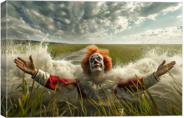 Bring on the Clowns Canvas Print by T2 