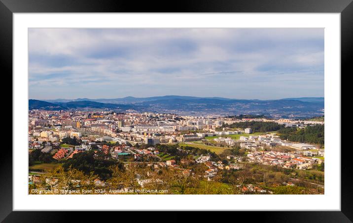 City of Braga Portugal Framed Mounted Print by Margaret Ryan