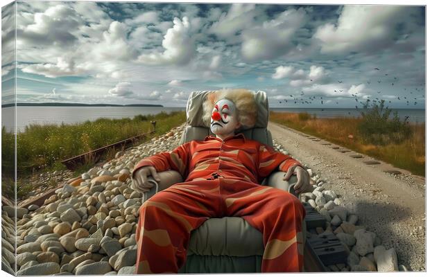 Bring on the Clowns Canvas Print by T2 