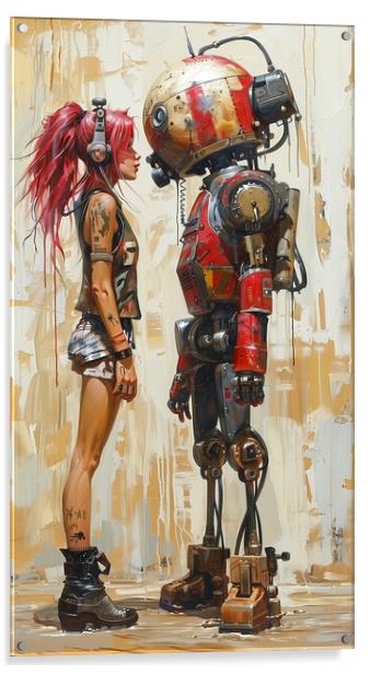 Robot Love Acrylic by T2 