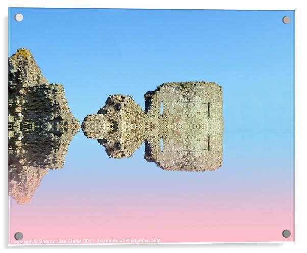 Castle ruins Acrylic by Sharon Lisa Clarke