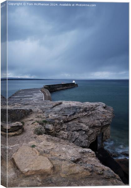 Burghead Bay Canvas Print by Tom McPherson