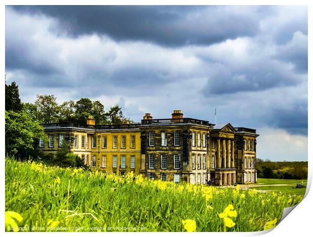 Calke Abbey Print by Ian Donaldson