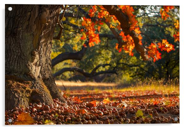 Autumn Oak Acrylic by T2 