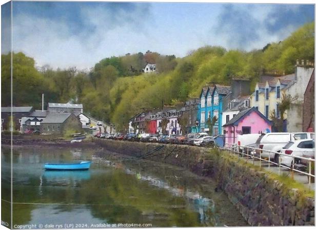 MOODY TOBERMORY ISLE OF MULL SCOTLAND Canvas Print by dale rys (LP)