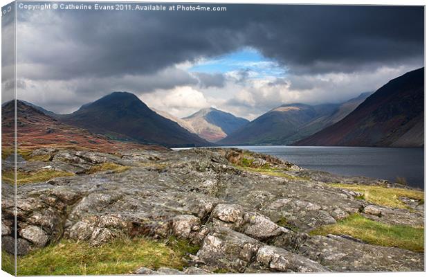 The Peaks of Wastwater Canvas Print by Catherine Fowler