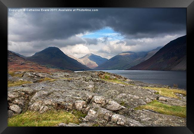The Peaks of Wastwater Framed Print by Catherine Fowler