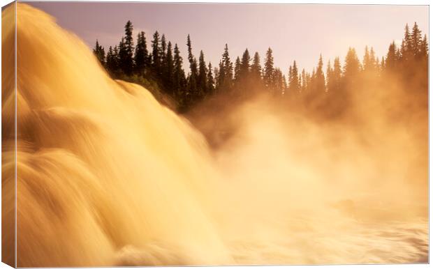 waterfalls Canvas Print by Dave Reede