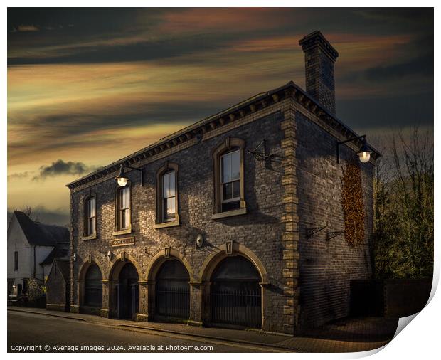 Police station Print by Ironbridge Images