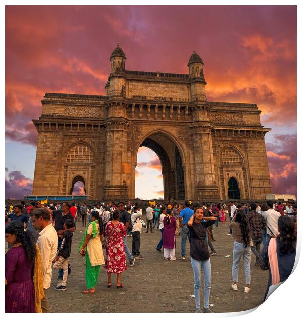 Gateway of India, Mumbai Print by Alison Chambers
