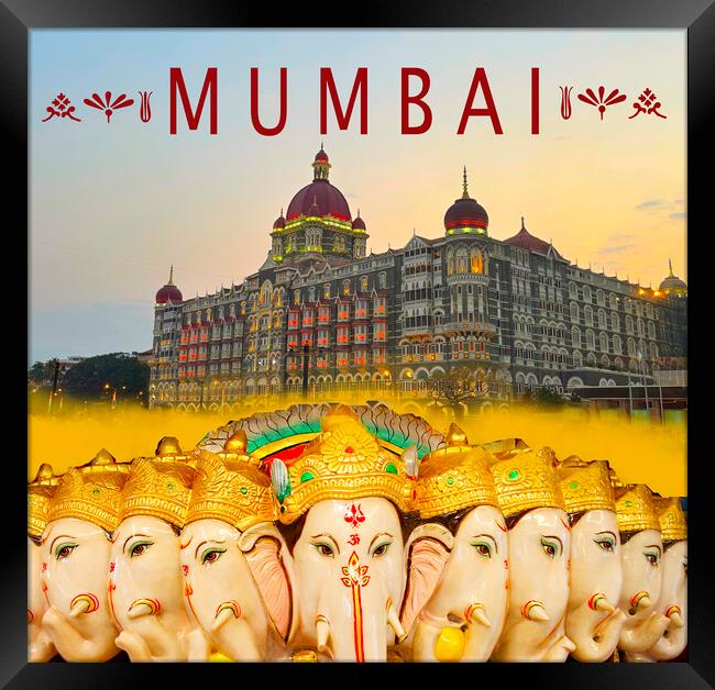 Taj Mahal Palace Hotel Mumbai Framed Print by Alison Chambers