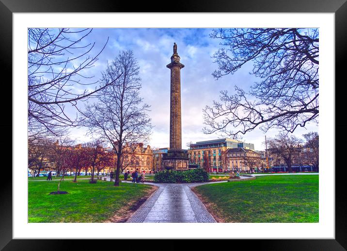 Melville Monument Edinburgh  Framed Mounted Print by Alison Chambers