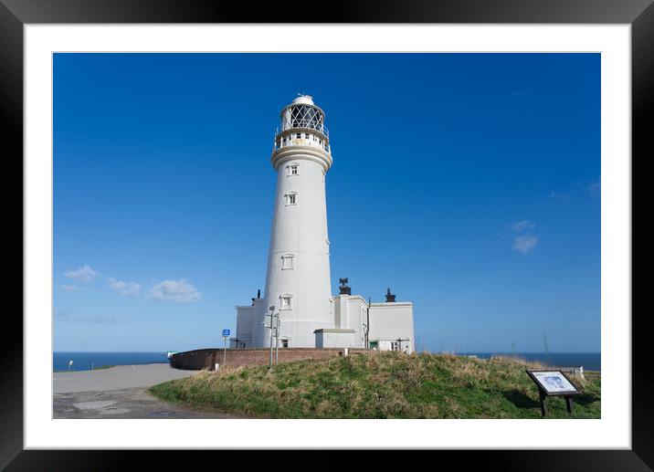 Flamborough Lighthouse  Framed Mounted Print by Alison Chambers