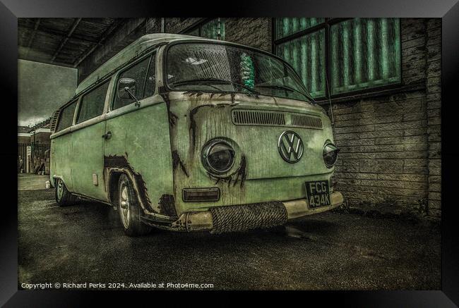 VW in need of some TLC.... Framed Print by Richard Perks