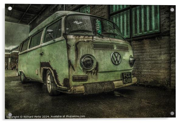 VW in need of some TLC.... Acrylic by Richard Perks