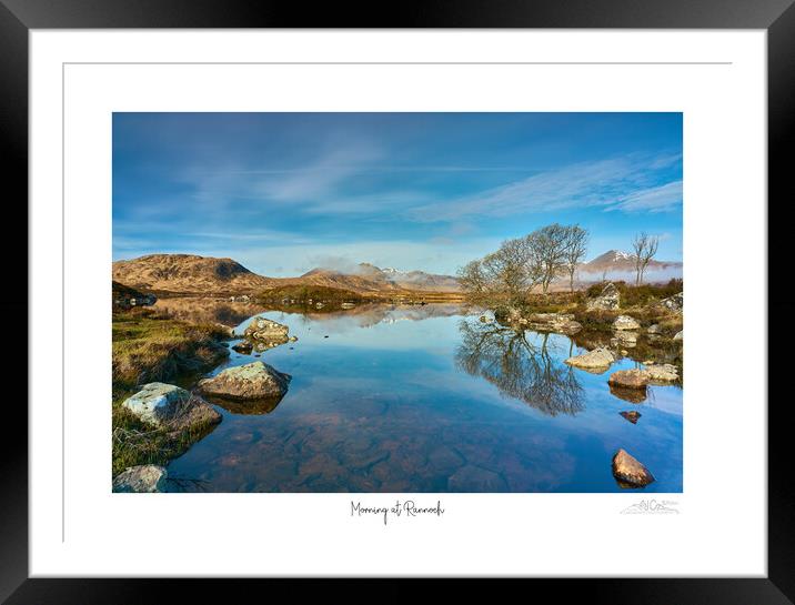 Morning at Rannoch  Framed Mounted Print by JC studios LRPS ARPS