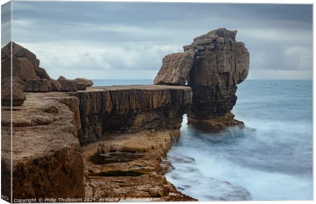 Pulpit Rock Canvas Print by Philip Thulbourn