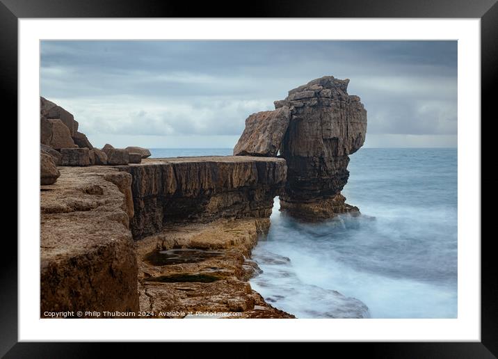 Pulpit Rock Framed Mounted Print by Philip Thulbourn