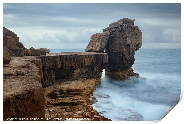 Pulpit Rock Print by Philip Thulbourn