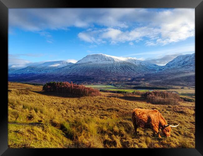 Loch Tulla Viewpoint Scotland Framed Print by Alison Chambers