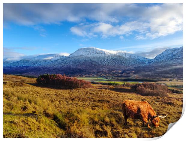 Loch Tulla Viewpoint Scotland Print by Alison Chambers