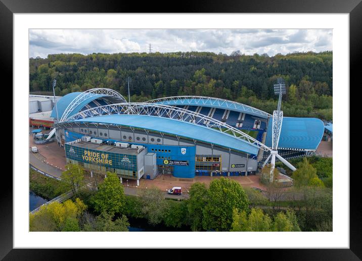 John Smiths Stadium Huddersfield Framed Mounted Print by Apollo Aerial Photography