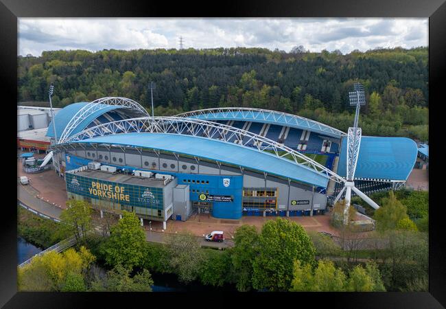 John Smiths Stadium Huddersfield Framed Print by Apollo Aerial Photography