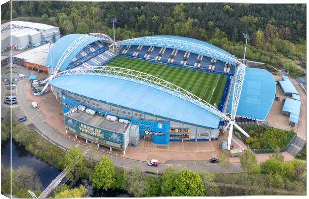 John Smiths Stadium Huddersfield Canvas Print by Apollo Aerial Photography