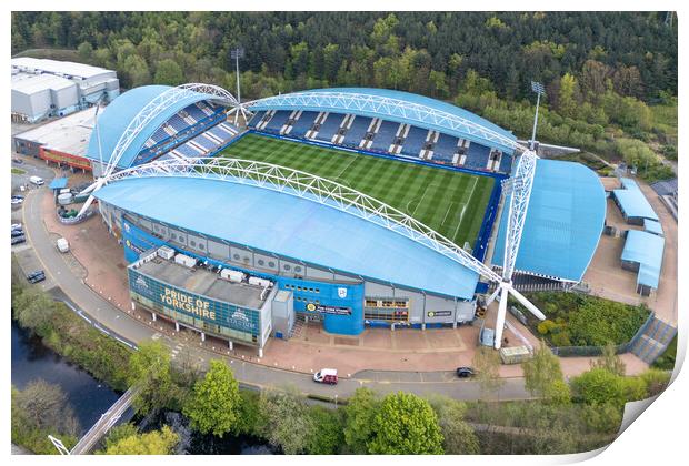 John Smiths Stadium Huddersfield Print by Apollo Aerial Photography