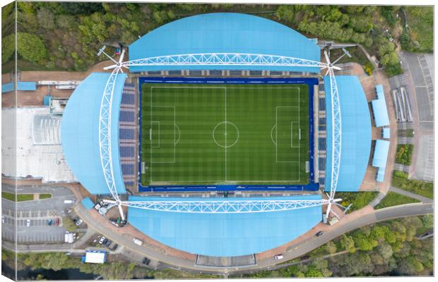 John Smiths Stadium Top View Canvas Print by Apollo Aerial Photography