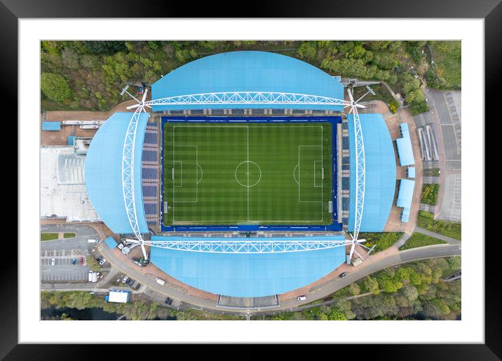 John Smiths Stadium Top View Framed Mounted Print by Apollo Aerial Photography