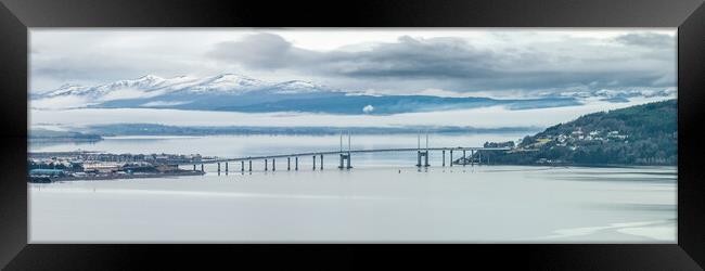 The Kessock Bridge Inverness Framed Print by Apollo Aerial Photography