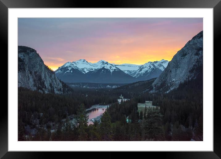 Banff Springs Hotel, Canadian Rockies  Framed Mounted Print by Graham Custance