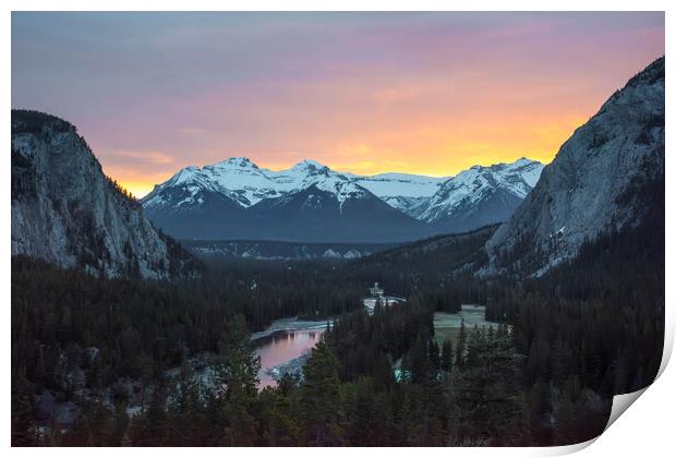 Banff Springs Hotel, Canadian Rockies  Print by Graham Custance