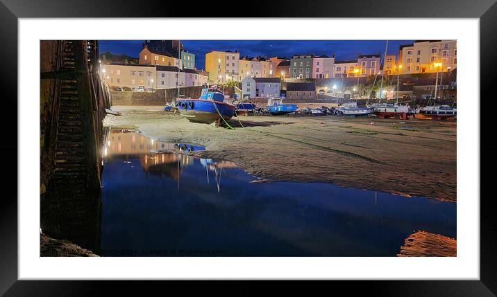 Tenby Harbour Framed Mounted Print by Alan Smith