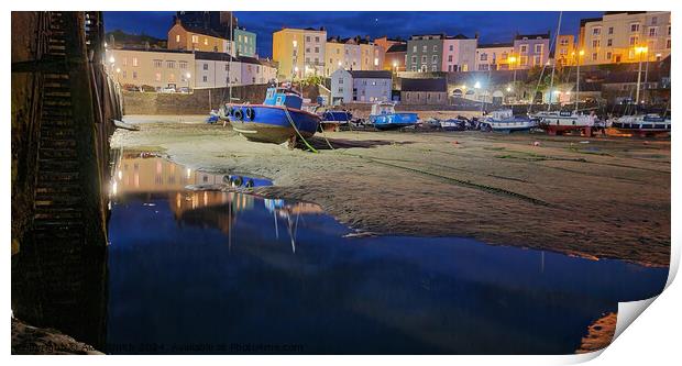 Tenby Harbour Print by Alan Smith