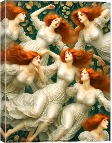 The Seven Redheads Canvas Print by Julian Bound