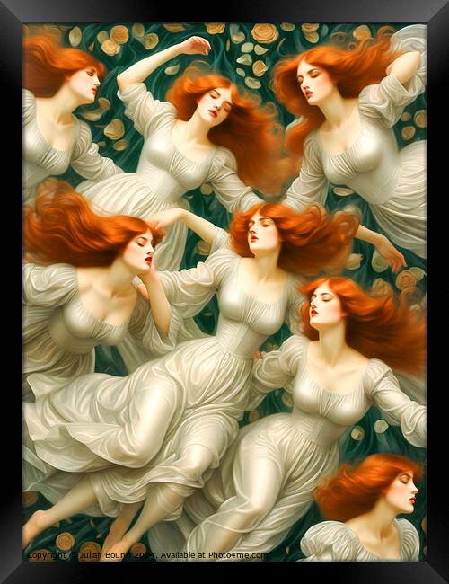 The Seven Redheads Framed Print by Julian Bound