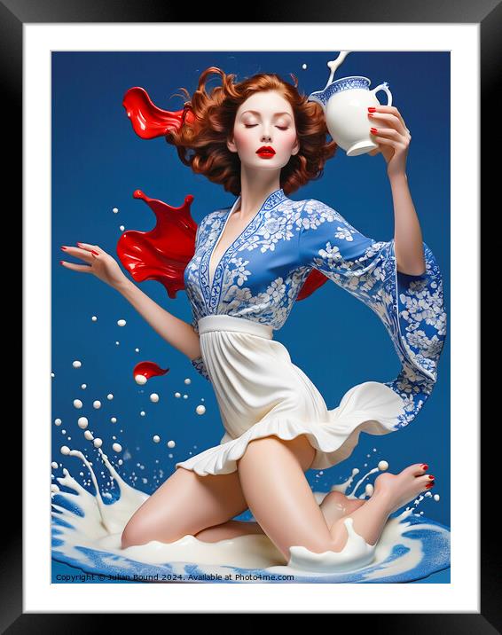 This Milk of Dreams Framed Mounted Print by Julian Bound