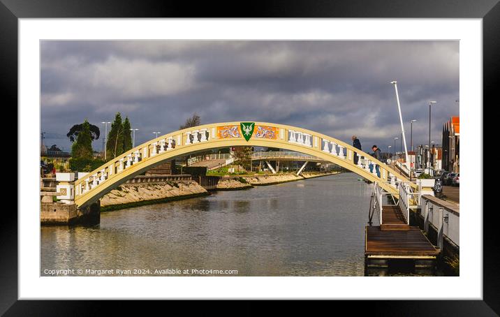 Carcavelos Bridge, Aveiro  Framed Mounted Print by Margaret Ryan
