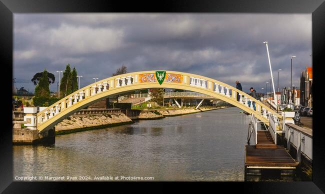 Carcavelos Bridge, Aveiro  Framed Print by Margaret Ryan