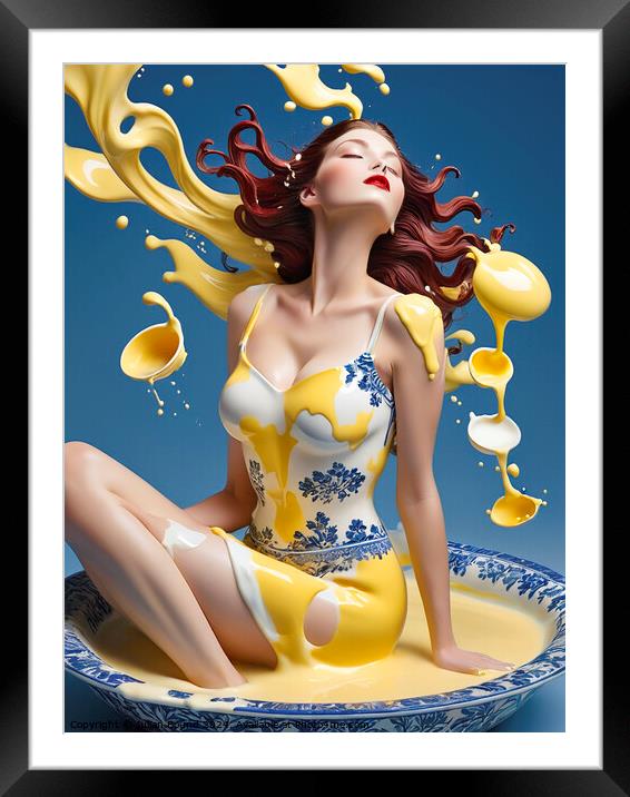 A Touch of Custard Framed Mounted Print by Julian Bound
