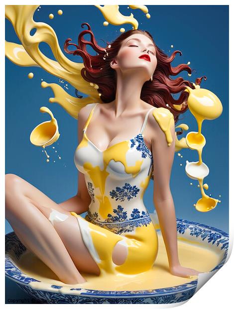 A Touch of Custard Print by Julian Bound