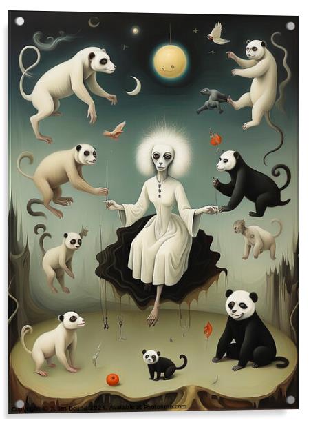 To Be Remembered Correctly with the Help of Pandas Acrylic by Julian Bound