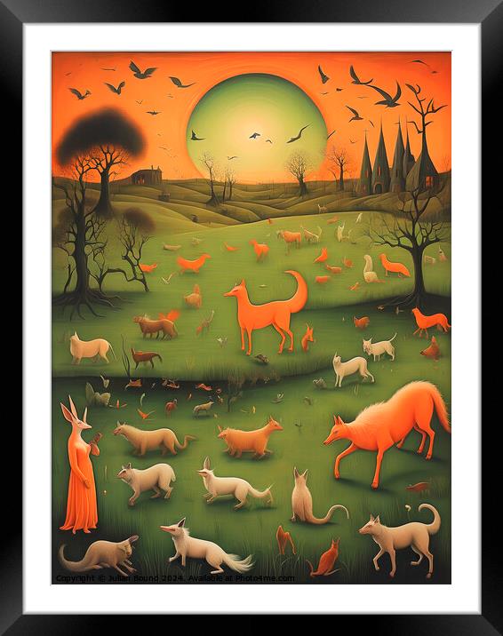 In Dreams of Remembered Sunsets (Part Two) Framed Mounted Print by Julian Bound