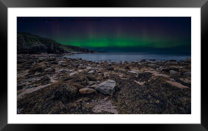 Moray Firth Aurora Framed Mounted Print by Tom McPherson