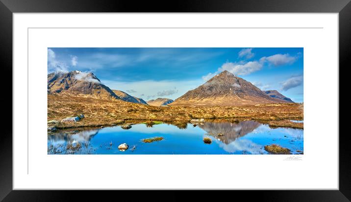  Buachaille Etive Mòr panorama  Framed Mounted Print by JC studios LRPS ARPS