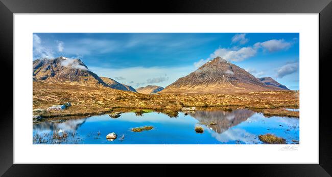  Buachaille Etive Mòr panorama  Framed Print by JC studios LRPS ARPS