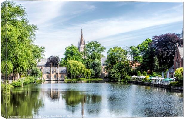 Bruges Canvas Print by Alan Smith